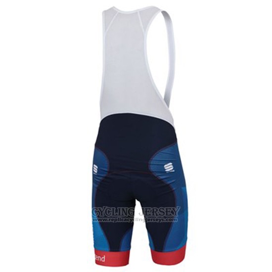 2017 Cycling Jersey Dolomiti Superbike Blue Short Sleeve and Bib Short