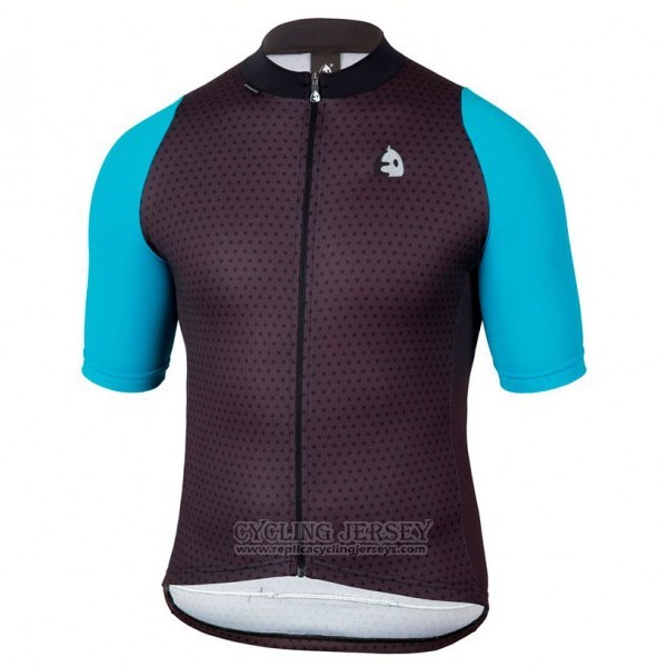 2017 Cycling Jersey Etxeondo Neo Black and Blue Short Sleeve and Bib Short