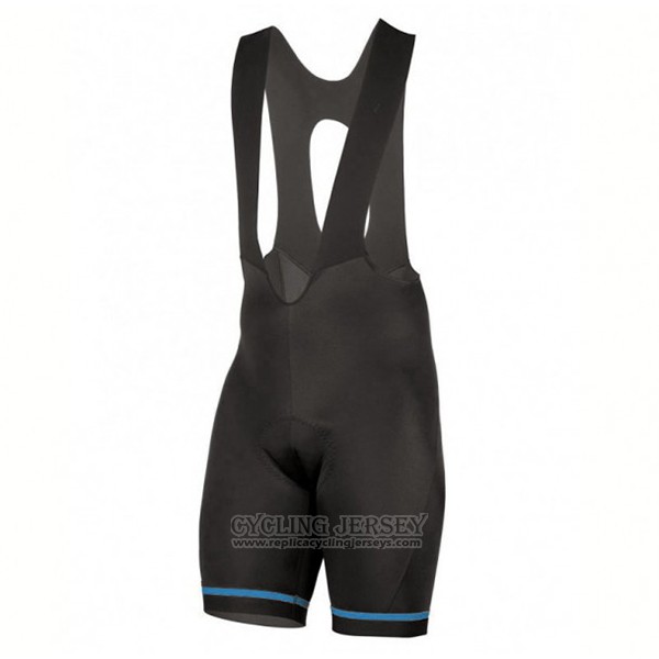 2017 Cycling Jersey Etxeondo Neo Black and Blue Short Sleeve and Bib Short