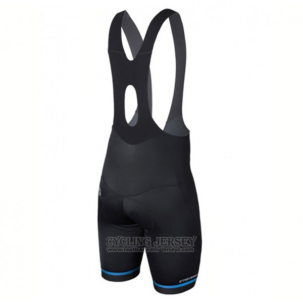2017 Cycling Jersey Etxeondo Neo Black and Blue Short Sleeve and Bib Short