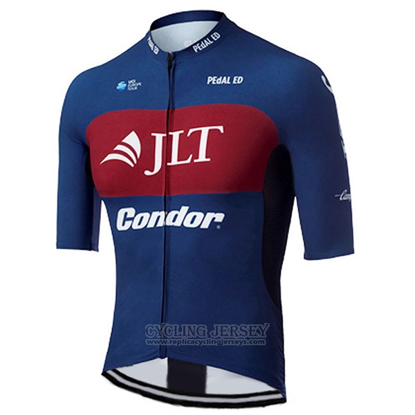 2017 Cycling Jersey JLT Condor Race Blue Short Sleeve and Bib Short