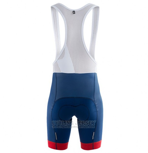 2017 Cycling Jersey Kalas HSBC GB Blue and White Short Sleeve and Bib Short