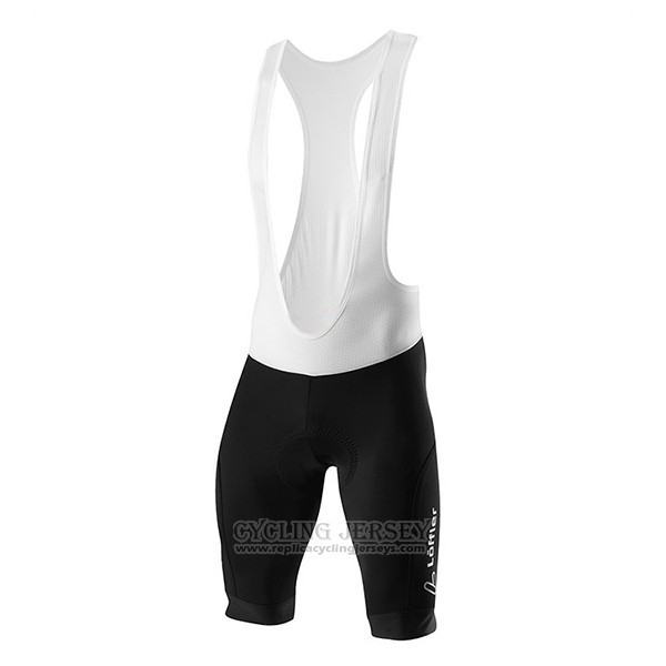 2017 Cycling Jersey Loffler Black and Red Short Sleeve and Bib Short