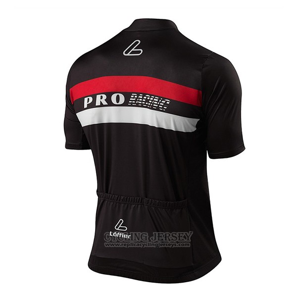 2017 Cycling Jersey Loffler Pro Racing Black Short Sleeve and Bib Short