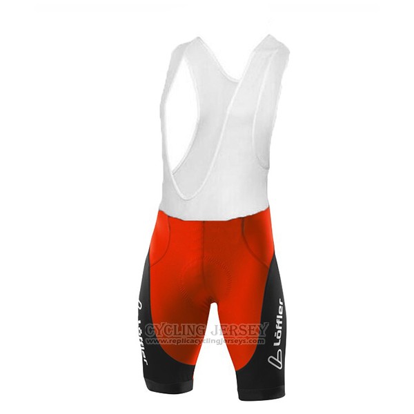 2017 Cycling Jersey Loffler Pro Racing Black Short Sleeve and Bib Short