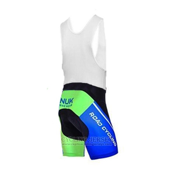 2017 Cycling Jersey Nuckily White and Green Short Sleeve and Bib Short