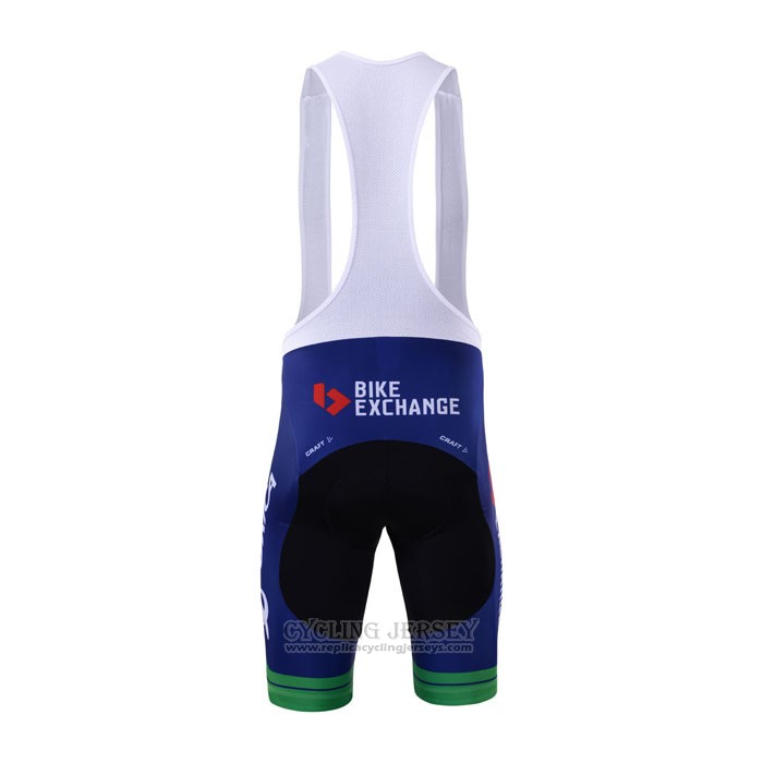 2017 Cycling Jersey Orica Bike Exchange Blue Short Sleeve and Bib Short