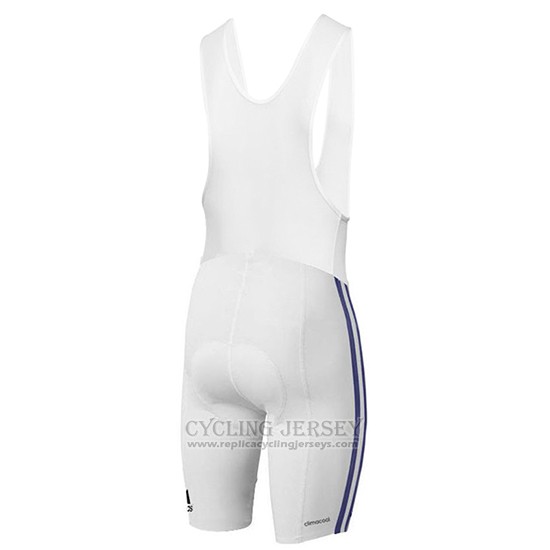 2017 Cycling Jersey Real Madrid White Short Sleeve and Bib Short