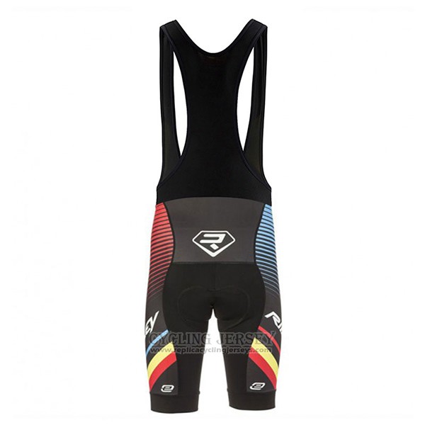 2017 Cycling Jersey Ridley Rincon Light Blue and Black Short Sleeve and Bib Short