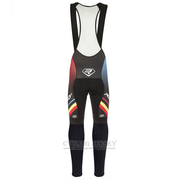 2017 Cycling Jersey Ridley Rincon Long Sleeve and Bib Tight Red and Blue Short Sleeve and Bib Short