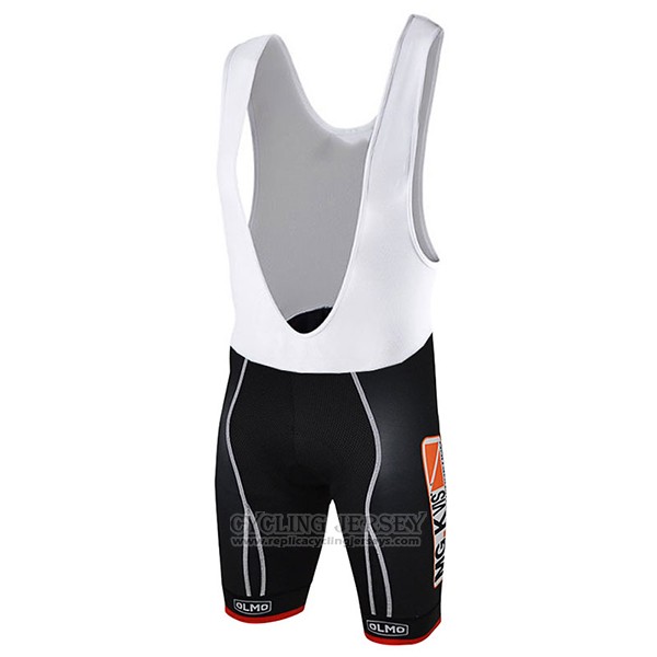 2017 Cycling Jersey Sangemini White and Orange Short Sleeve and Bib Short