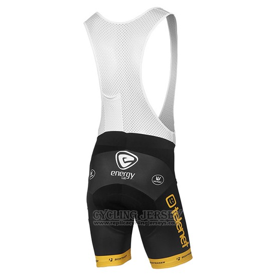 2017 Cycling Jersey Telenet Fidea Lions Black Short Sleeve and Bib Short