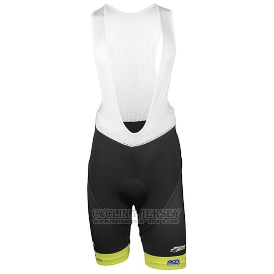 2017 Cycling Jersey Wb Verlanclassics Aquality Project Green and Black Short Sleeve and Bib Short
