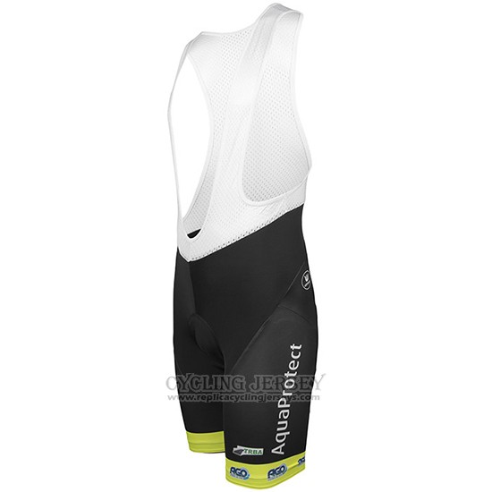 2017 Cycling Jersey Wb Verlanclassics Aquality Project Green and Black Short Sleeve and Bib Short