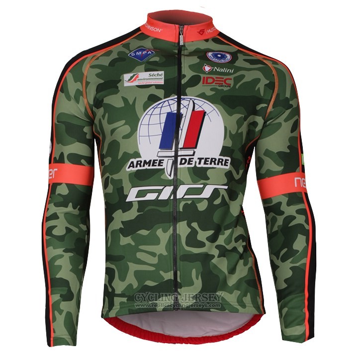 2018 Cycling Jersey Armee De Terre Camouflage Short Sleeve and Bib Short