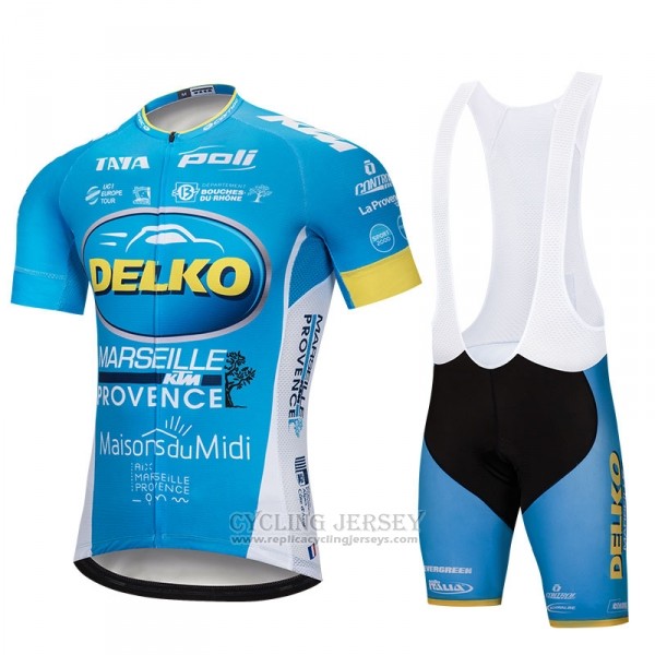 2018 Cycling Jersey Delko-marseille Provence Ktm Short Sleeve and Bib Short