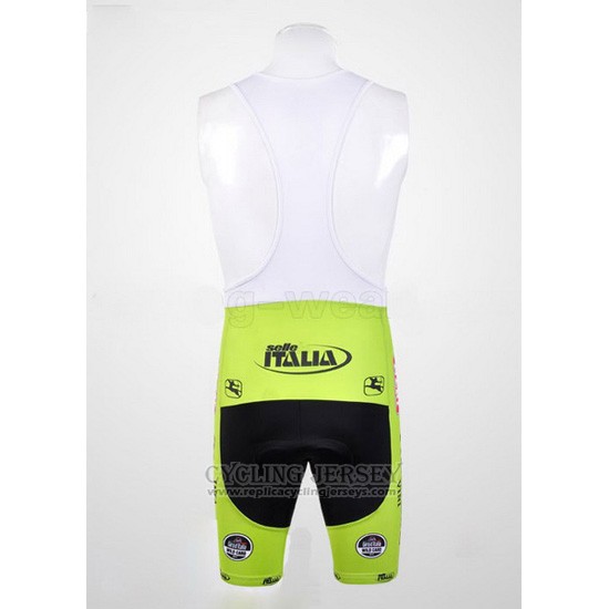 Cycling Jersey Farnese Black and Green Short Sleeve and Bib Short