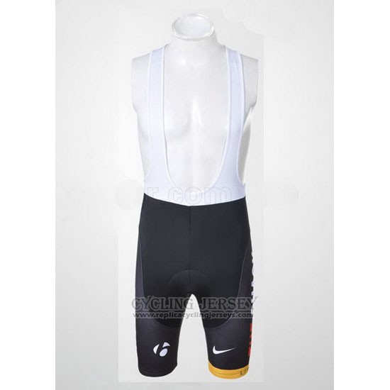 2011 Cycling Jersey Radioshack Black and White Short Sleeve and Bib Short