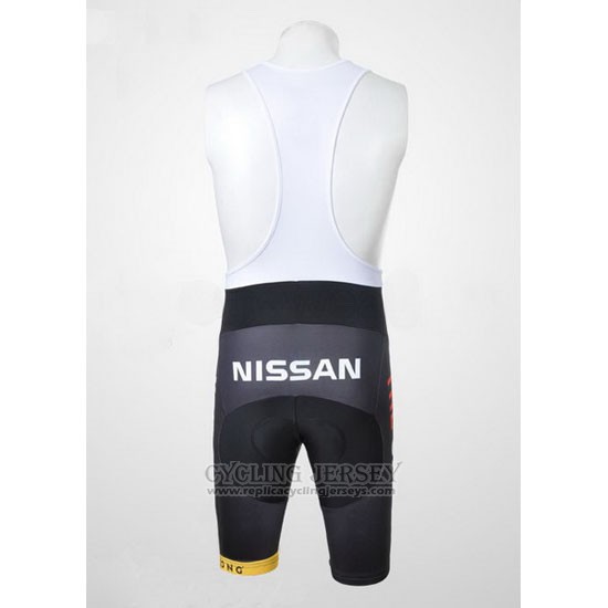 2011 Cycling Jersey Radioshack White and Red Short Sleeve and Bib Short