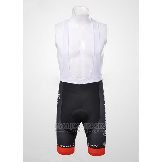 2012 Cycling Jersey Radioshack Black and White Short Sleeve and Bib Short