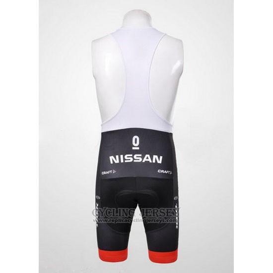 2012 Cycling Jersey Radioshack Black and White Short Sleeve and Bib Short