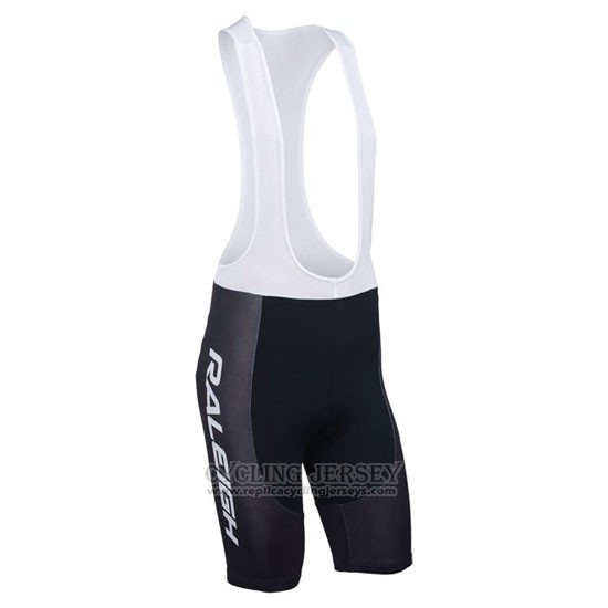 2013 Cycling Jersey Raleigh White and Black Short Sleeve and Bib Short