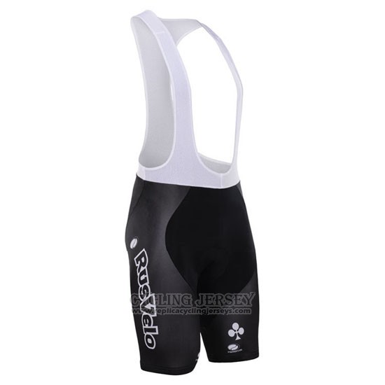 2015 Cycling Jersey Rusvelo Red Short Sleeve and Bib Short