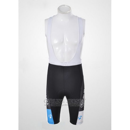 2011 Cycling Jersey Subaru Black and White Short Sleeve and Bib Short