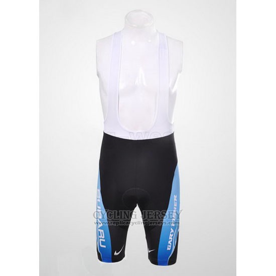 2011 Cycling Jersey Subaru Sky Blue and Black Short Sleeve and Bib Short