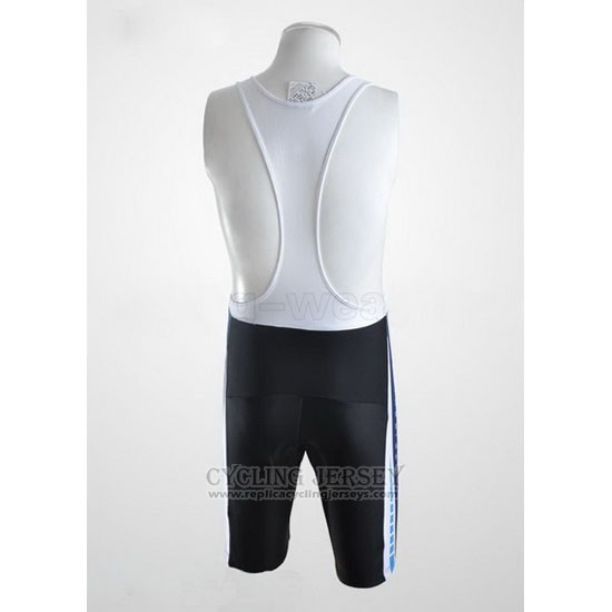 2011 Cycling Jersey Subaru Sky Blue and White Short Sleeve and Bib Short