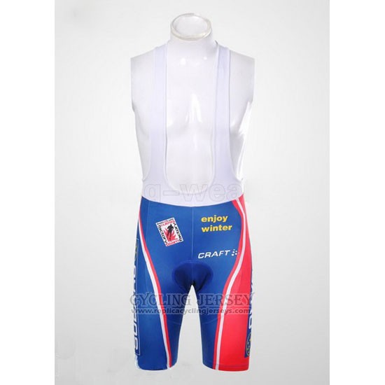 2011 Cycling Jersey Subaru Sky Blue and Yellow Short Sleeve and Bib Short