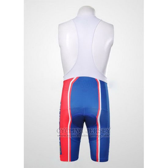 2011 Cycling Jersey Subaru Sky Blue and Yellow Short Sleeve and Bib Short