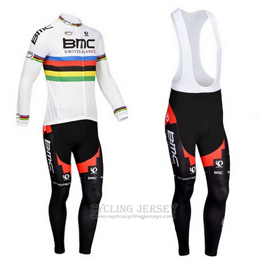 2013 Cycling Jersey UCI World Champion BMC Long Sleeve and Bib Tight