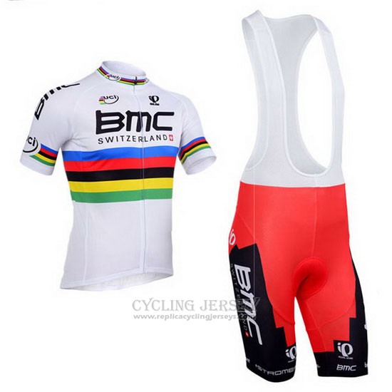 2013 Cycling Jersey UCI World Champion BMC Short Sleeve and Bib Short
