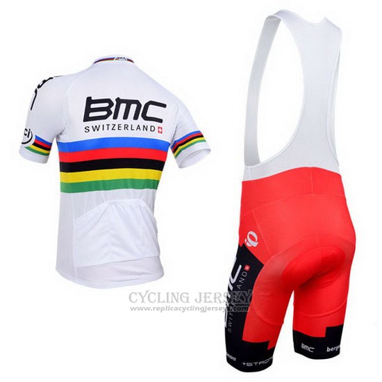 2013 Cycling Jersey UCI World Champion BMC Short Sleeve and Bib Short