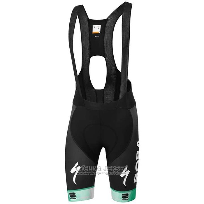 2020 Cycling Jersey UCI World Champion Bora White Green Short Sleeve And Bib Short