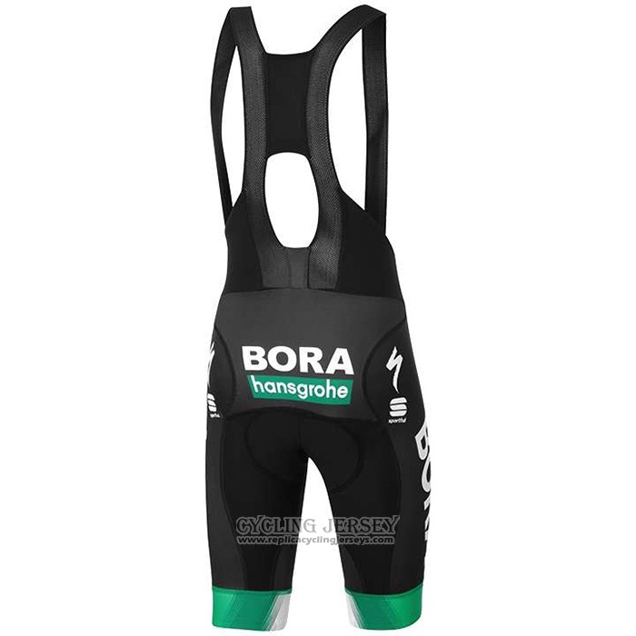 2020 Cycling Jersey UCI World Champion Bora White Green Short Sleeve And Bib Short
