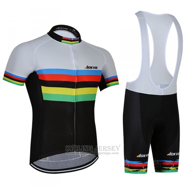 2018 Cycling Jersey UCI World Champion Jokvie Short Sleeve and Bib Short