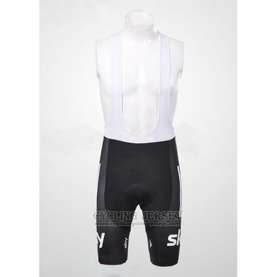 2012 Cycling Jersey Sky UCI World Champion Red and White Short Sleeve and Bib Short