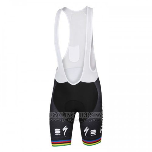 2016 Cycling Jersey UCI World Champion Tinkoff White Short Sleeve and Bib Short