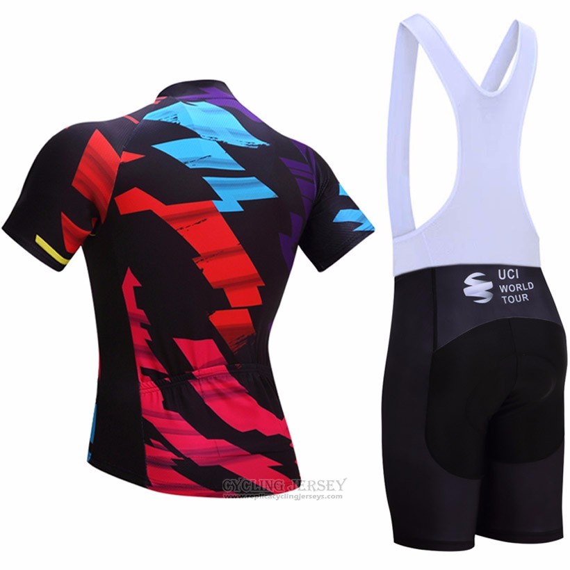2017 Cycling Jersey UCI World Champion Lider Black Short Sleeve and Bib Short