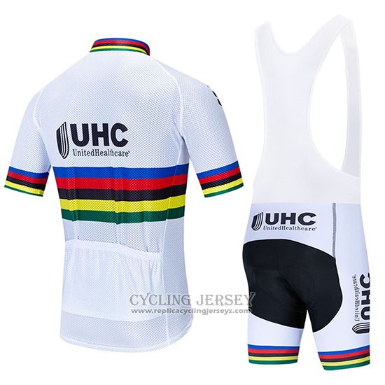 2020 Cycling Jersey UHC UCI World Champion Short Sleeve And Bib Short