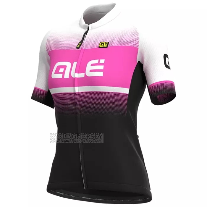 2022 Cycling Jersey ALE Purple Pink Short Sleeve and Bib Short