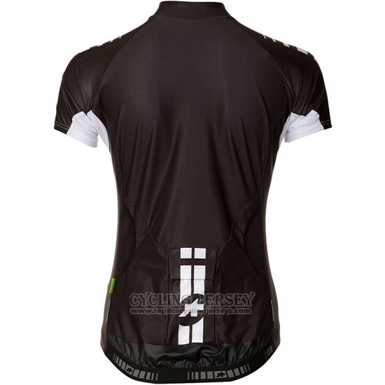 2016 Cycling Jersey Women Assos Black Short Sleeve and Bib Short