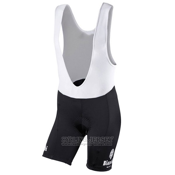 2017 Cycling Jersey Women Bianchi Green Short Sleeve and Bib Short