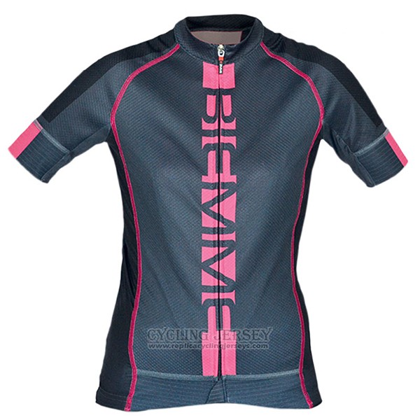2017 Cycling Jersey Women Biemme Poison Black Short Sleeve and Bib Short