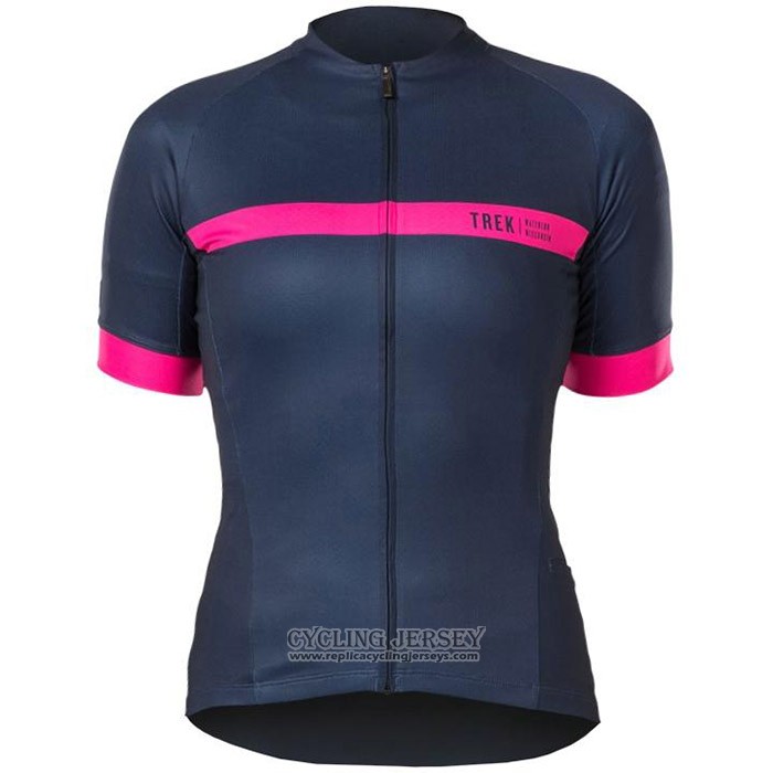 2020 Cycling Jersey Women Bontrage Fuchsia Dark Blue Short Sleeve And Bib Short