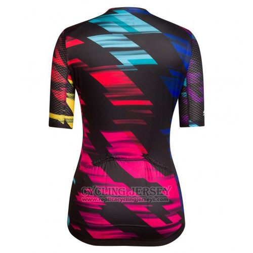 2016 Cycling Jersey Women Canyon Black and Red Short Sleeve and Bib Short