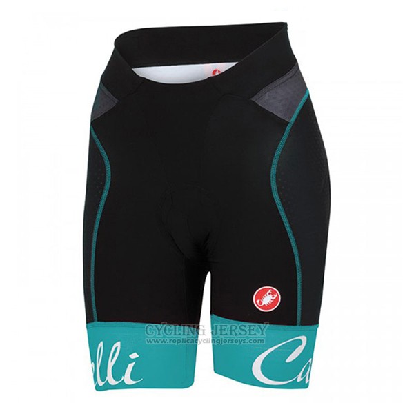 2017 Cycling Jersey Women Castelli Aero Race Green Short Sleeve and Bib Short