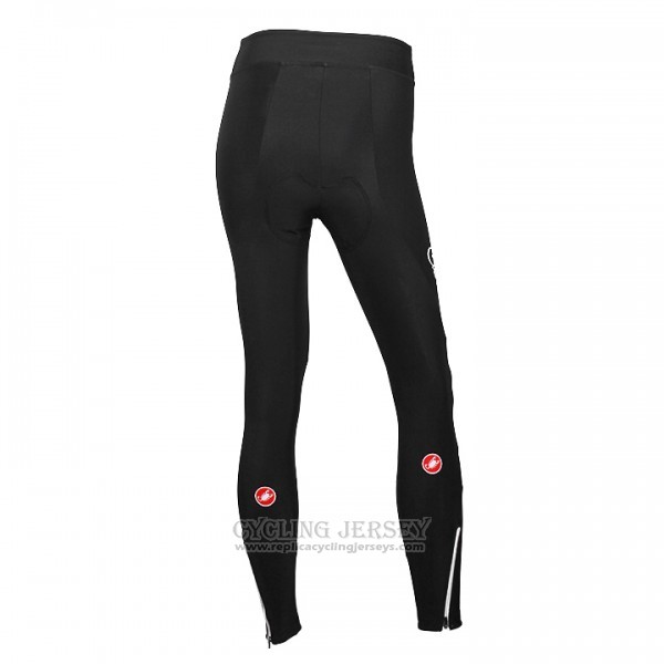 2017 Cycling Jersey Women Castelli Black Long Sleeve and Bib Tight